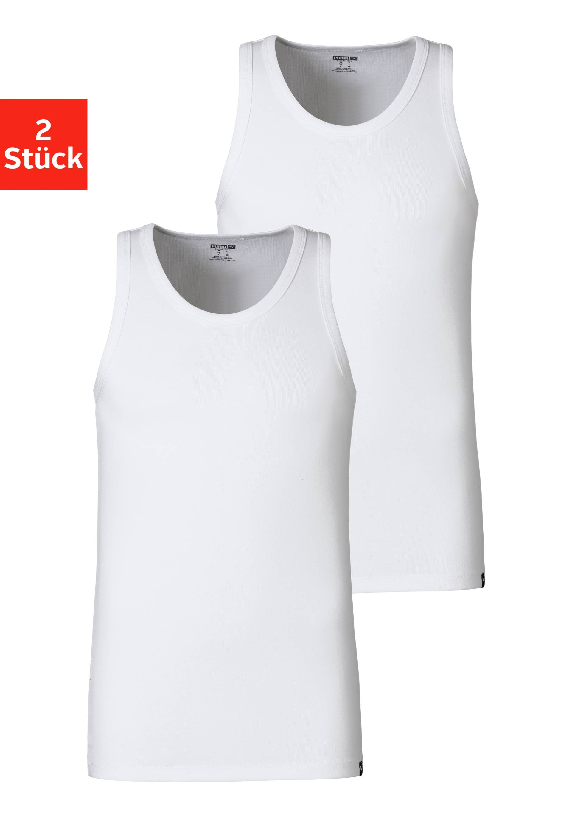 PUMA Tanktop »PUMA BASIC 2P TANK TOP«, (Packung, 2er Pack), mit Rundhalsausschnitt von PUMA