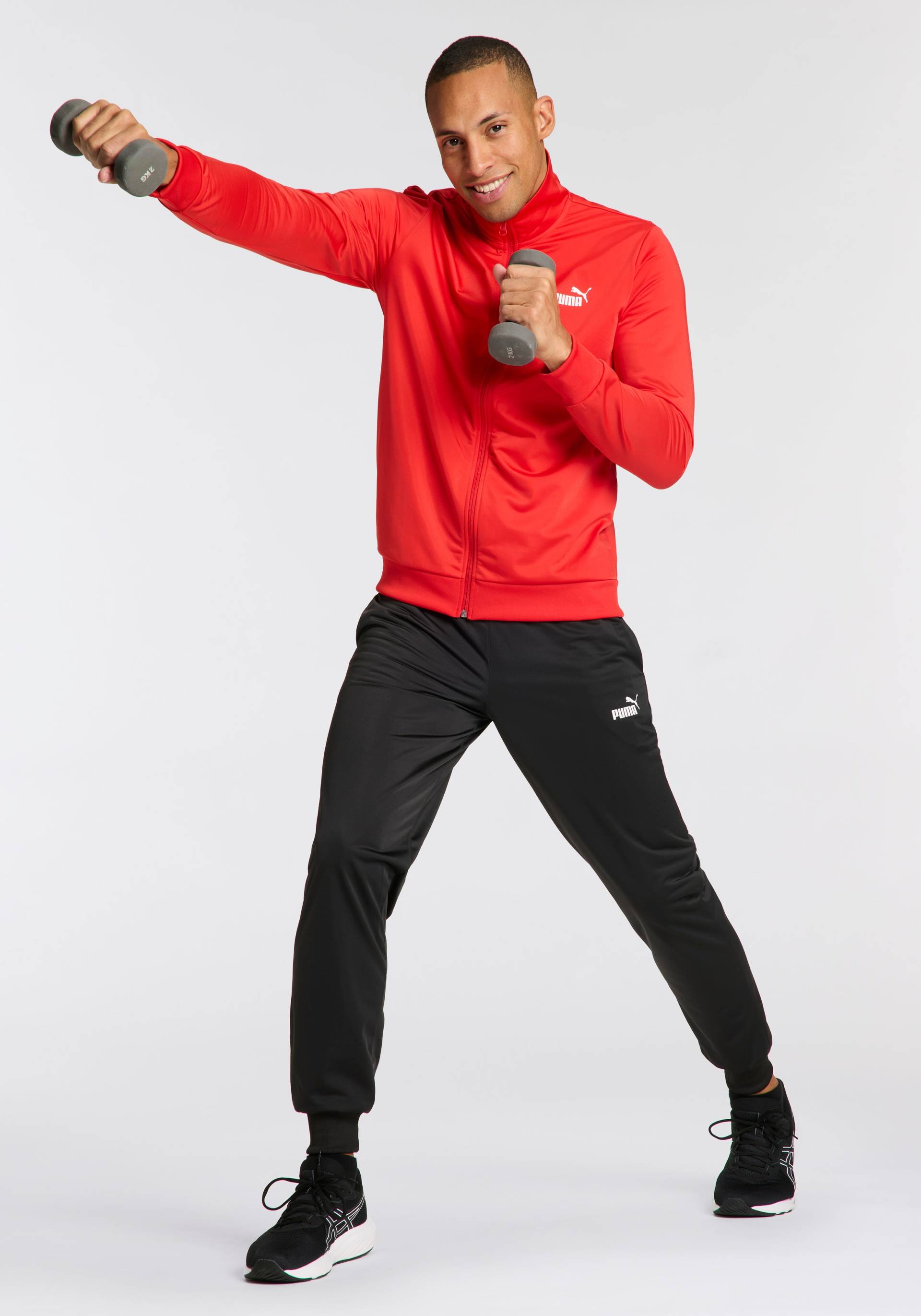 PUMA Trainingsanzug »ESS POLY SUIT CL«, (2 tlg.), Sportanzug im Casual Style von PUMA