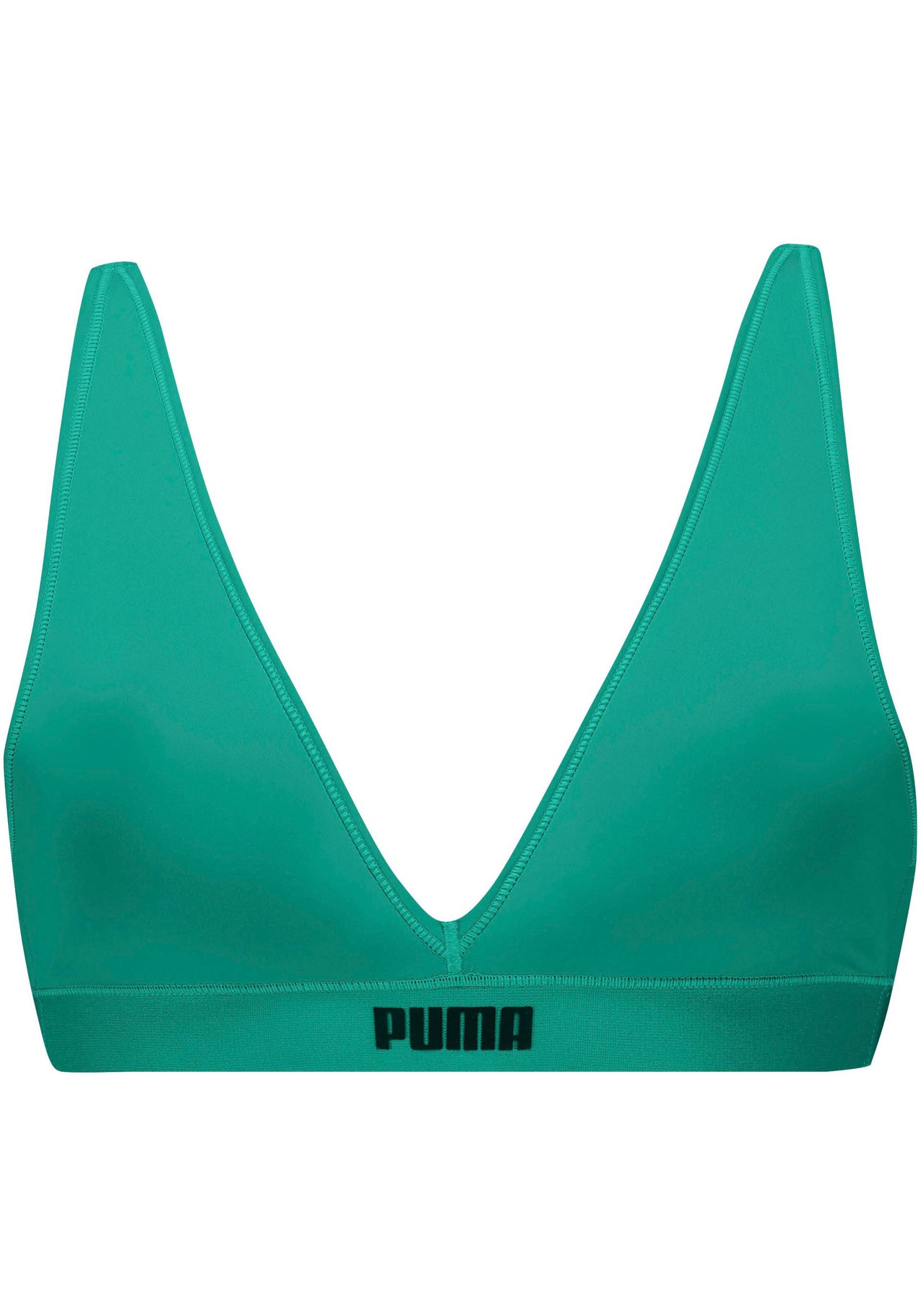 PUMA Triangel-BH »PUMA WOMEN PADDED TRIANGLE TOP«, mit tiefem V-Ausschnitt von PUMA