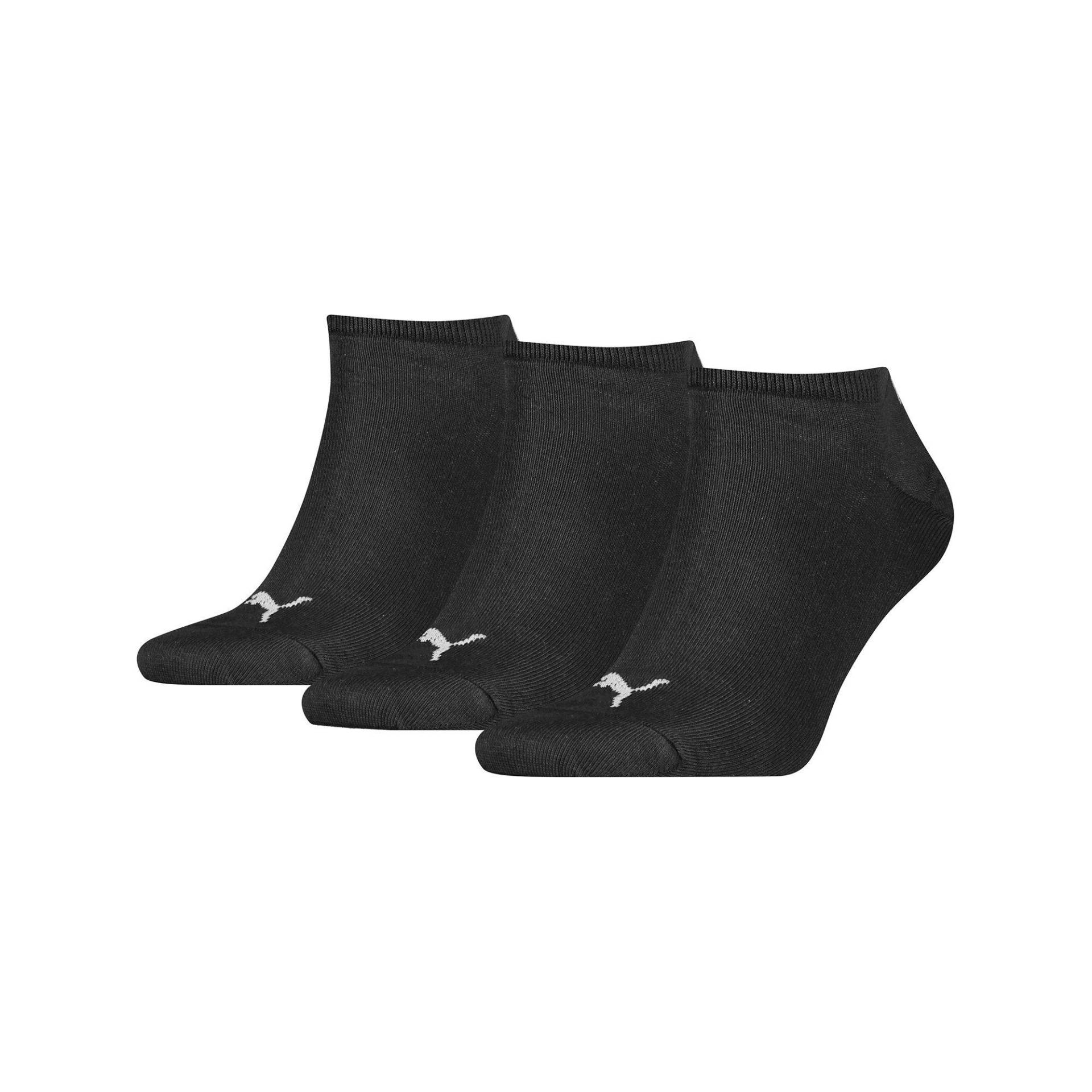 Puma - Triopack,Sneaker Socken, für Damen, Black, Größe 39-42 von Puma