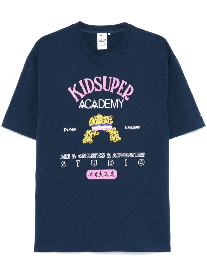 PUMA x KidSuper graphic-print T-shirt - Blue von PUMA