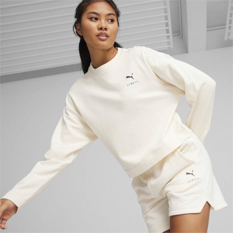 Puma - Pullover, für Damen, Ecru, Größe XL von Puma