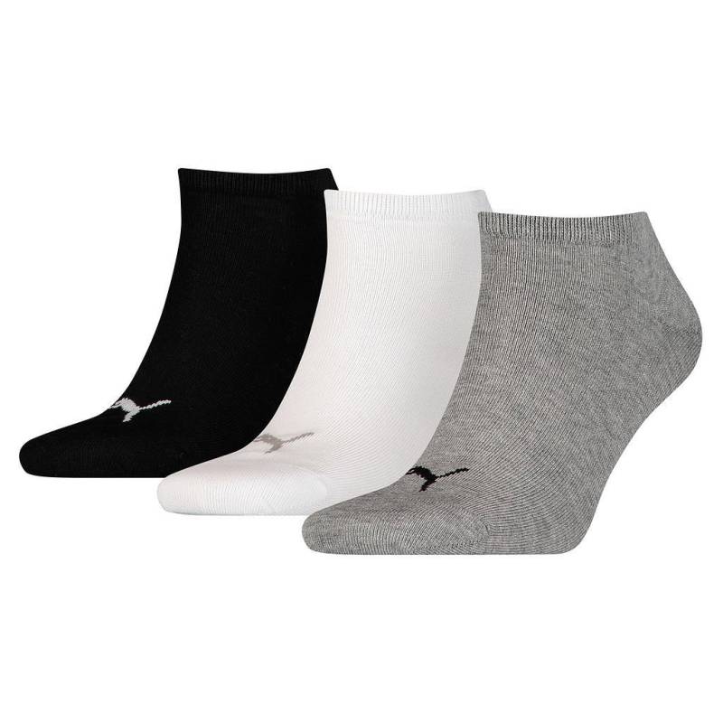 Sneakersocken Erwachsene, 3erpack Damen Grau 43-44 von PUMA