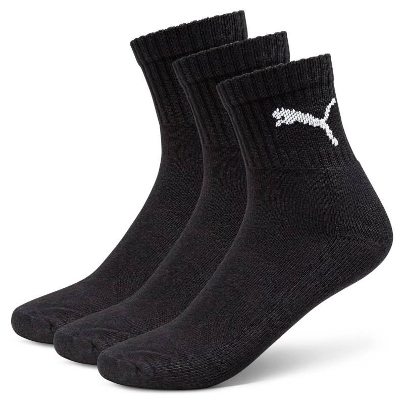 Socken Quarter, Multipack Herren Black 35-38 von PUMA