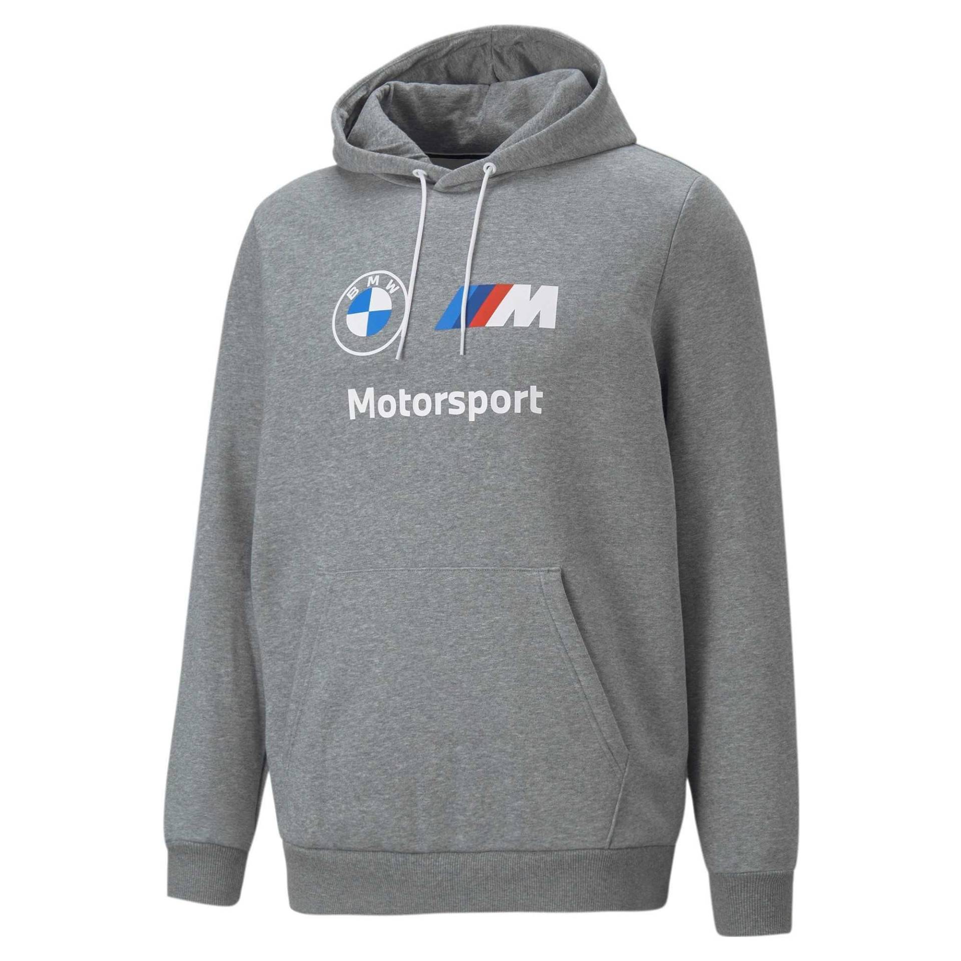 Sweatshirt Bequem Sitzend-bmw Mms Ess Fleece Hoodie Herren Taubengrau S von PUMA