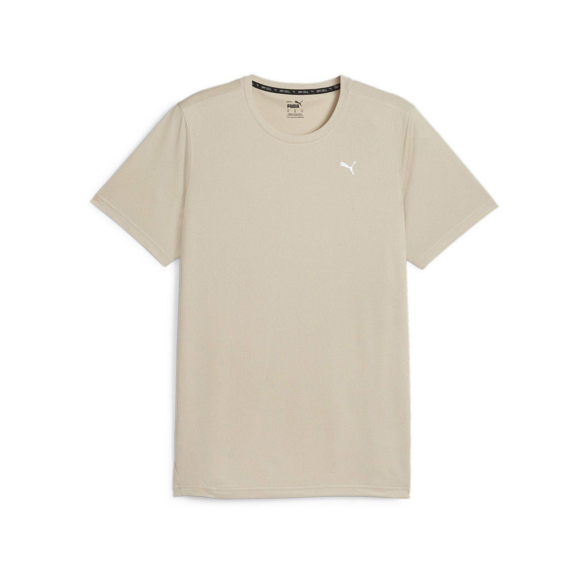 T-shirt, Rundhals, Kurzarm Herren Beige L von PUMA