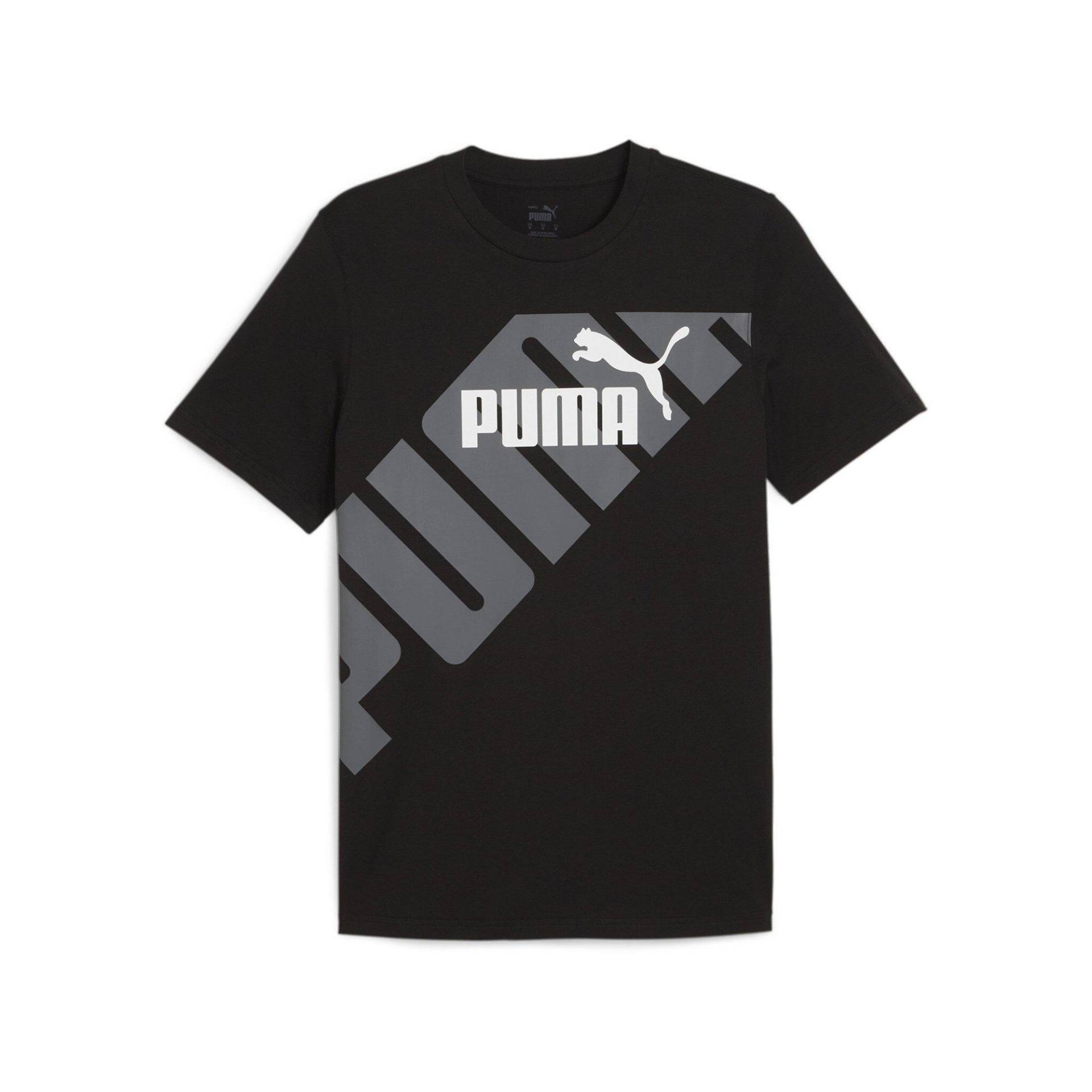 T-shirt, Rundhals, Kurzarm Herren Black L von PUMA