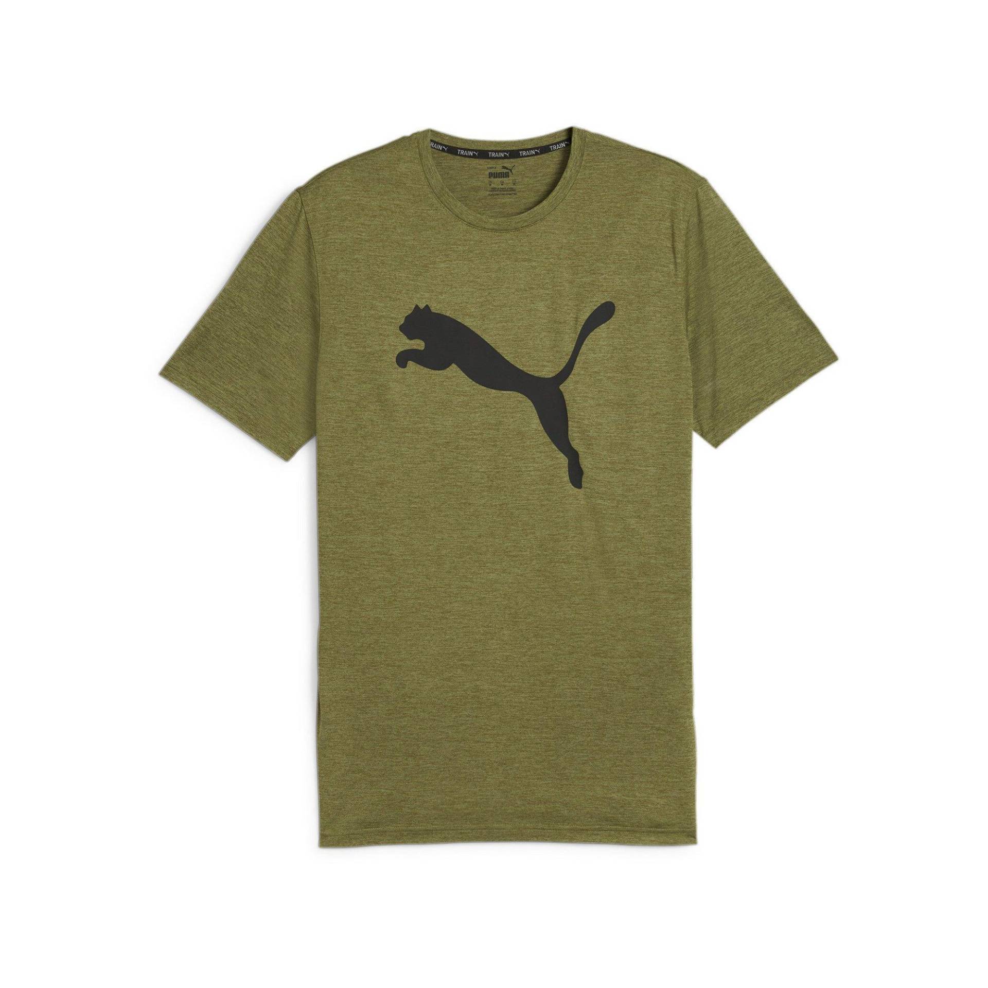 T-shirt, Rundhals, Kurzarm Herren Olivegrün L von PUMA