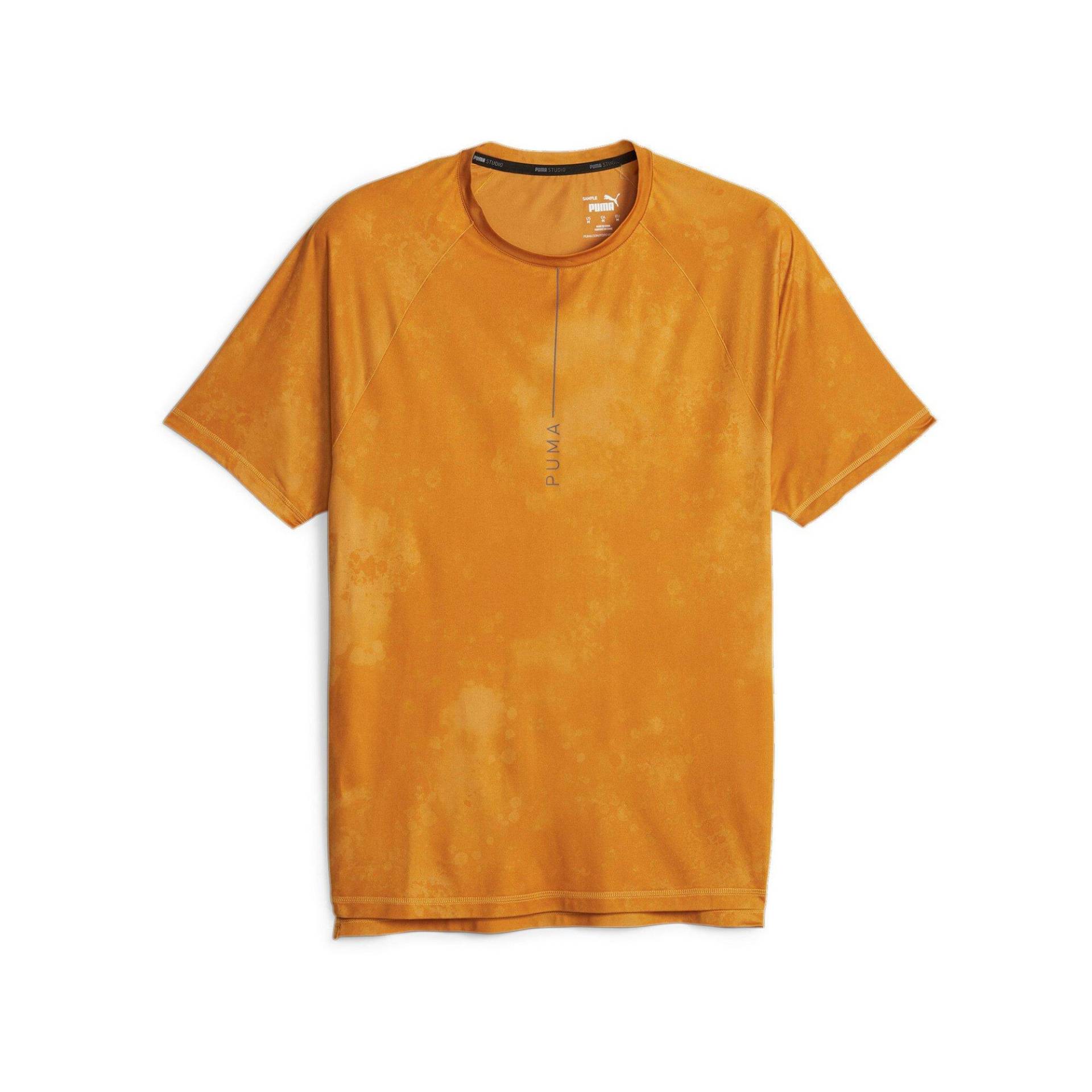 Puma - T-Shirt, Rundhals, kurzarm, für Herren, Orange, Größe M von Puma