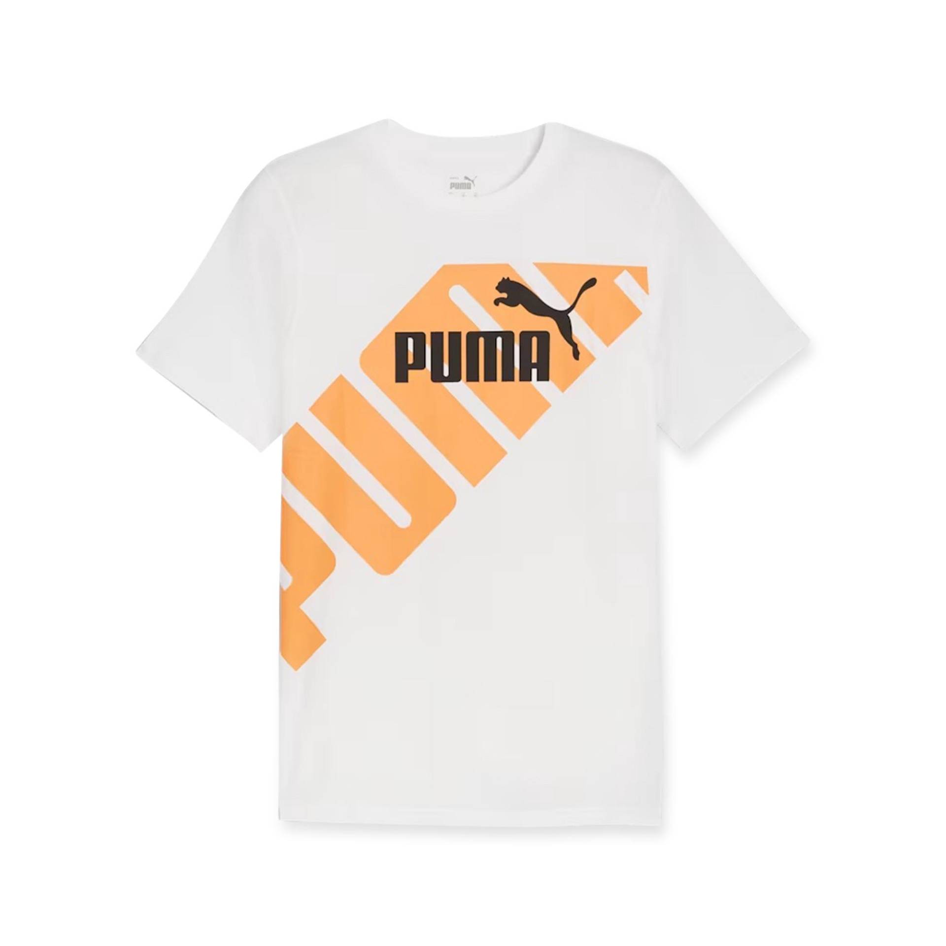 T-shirt, Rundhals, Kurzarm Herren Weiss M von PUMA