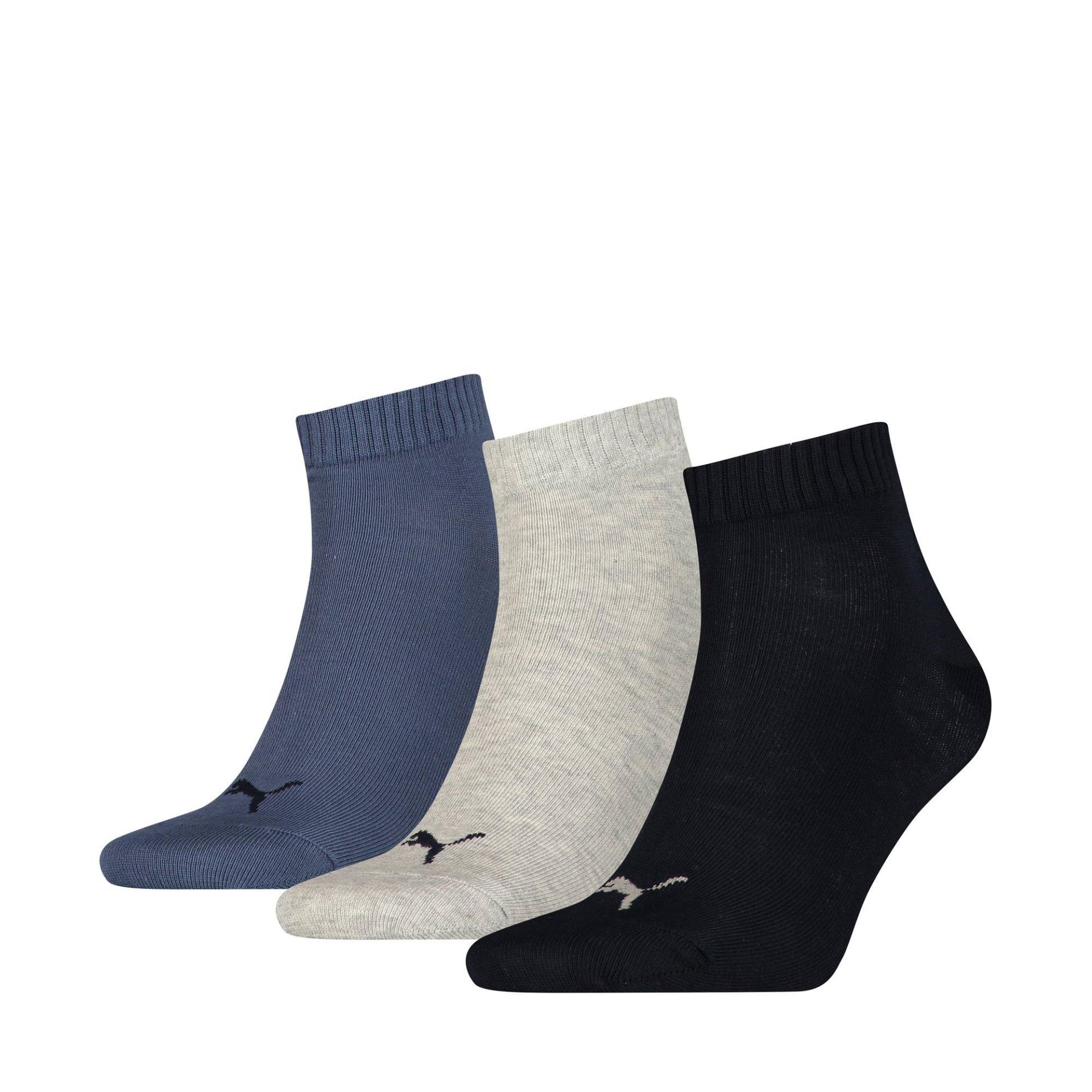 Puma - Triopack, knöchellange Sportsocken, für Herren, Marine Größe 39-42 von Puma