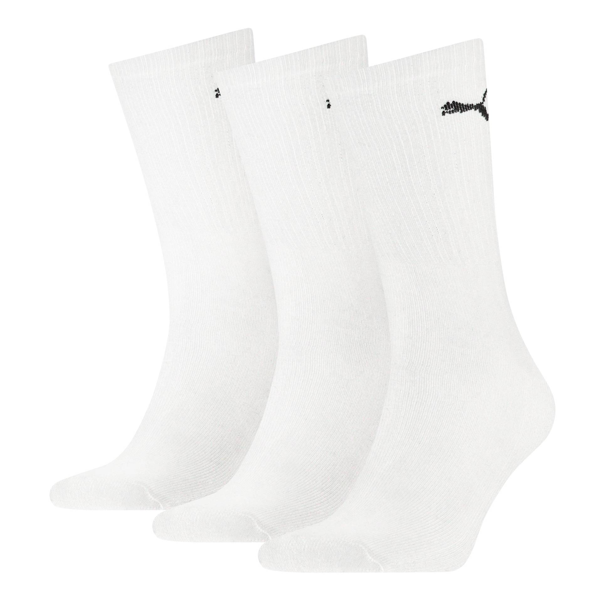 Triopack, Wadenlange Sp-sock Herren Weiss 35-38 von PUMA