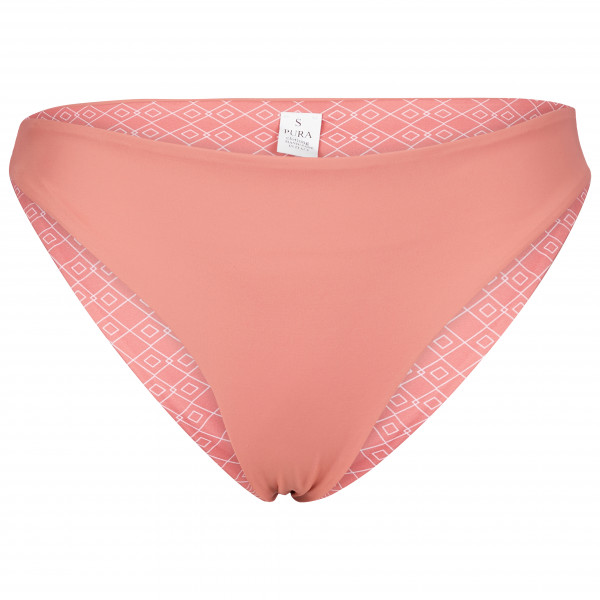 PURA clothing - Women's Malea - Bikini-Bottom Gr L;S;XL;XS grau;rosa;weiß von PURA clothing