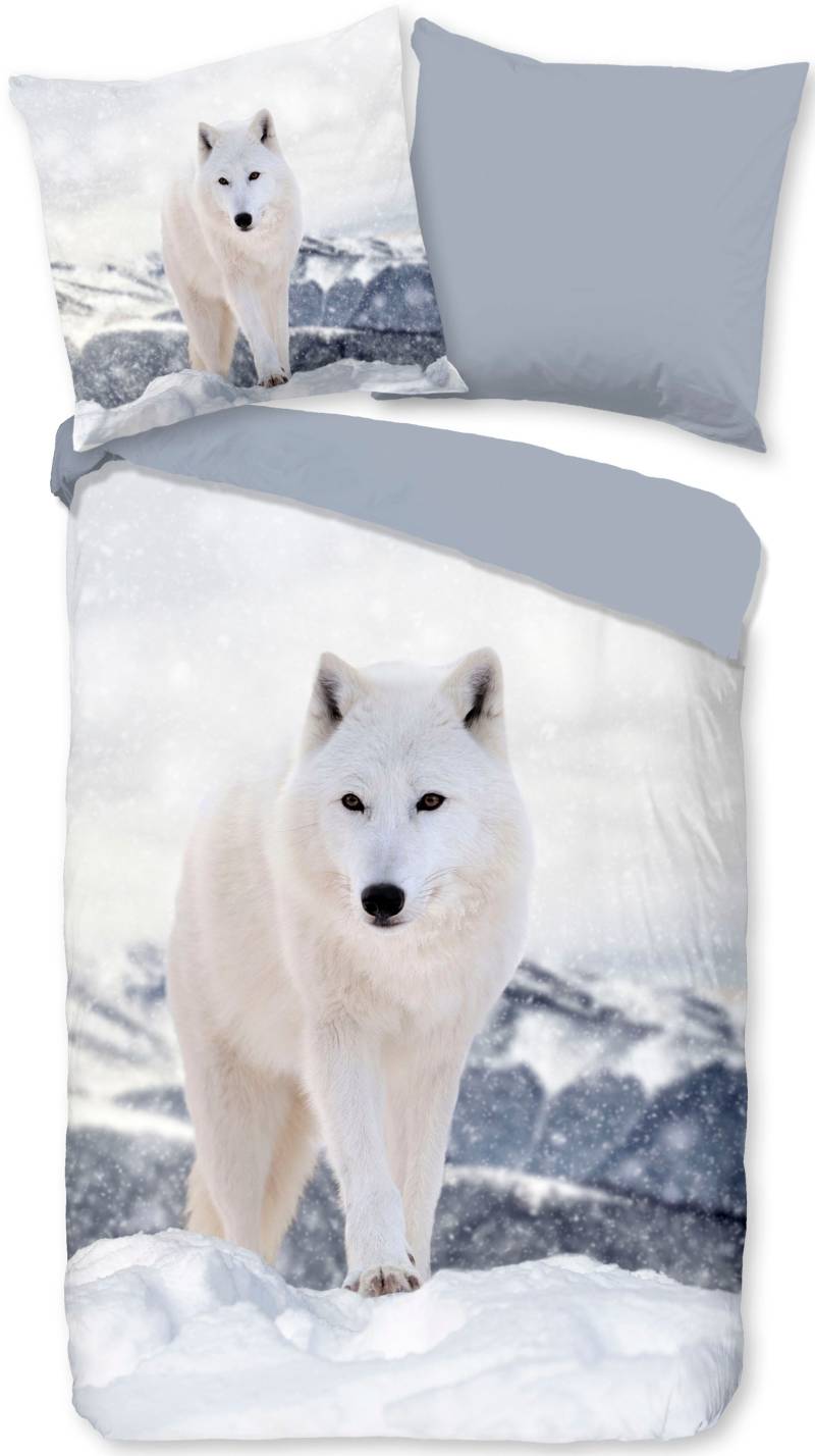 PURE luxury collection Wendebettwäsche »White Fox«, 100% Mikrofaser von PURE luxury collection