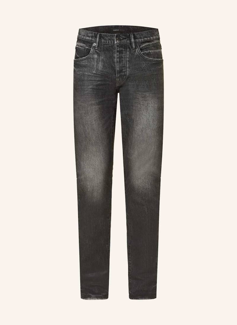 Purple Brand Coated Jeans schwarz von PURPLE BRAND