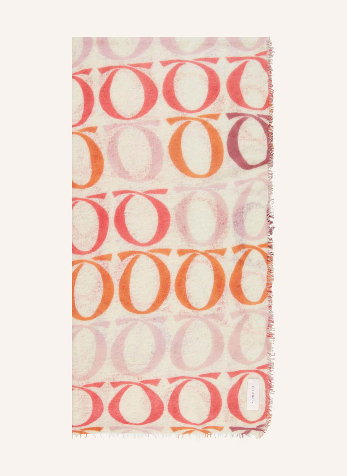 Purschoen Cashmere-Schal Logolove weiss Purschoen Cashmere-Schal Logolove weiss von PURSCHOEN