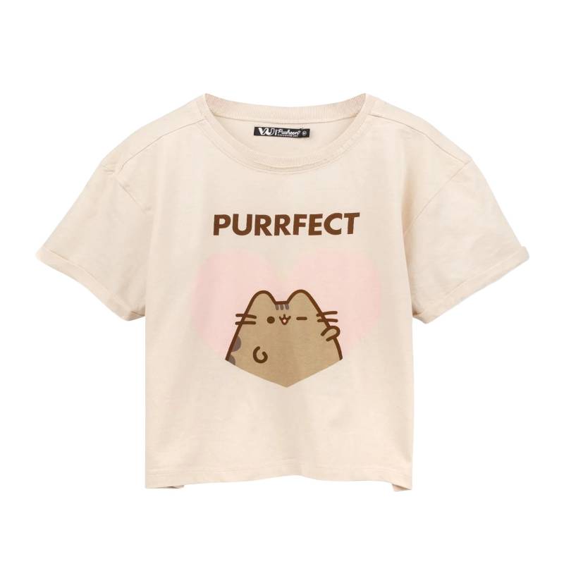 Purfect Kurzes Top Damen Creme 3XL von PUSHEEN