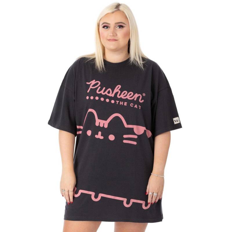 Tshirtkleid Damen Charcoal Black L von PUSHEEN