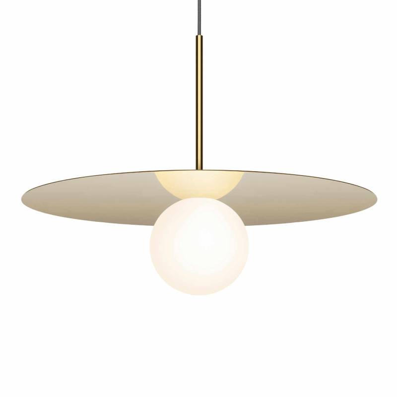 Bola Disc 18 Hängeleuchte, Farbe brass von Pablo Design