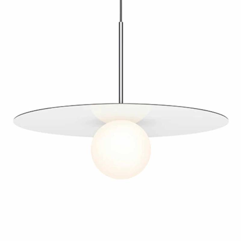 Bola Disc 18 Hängeleuchte, Farbe white von Pablo Design