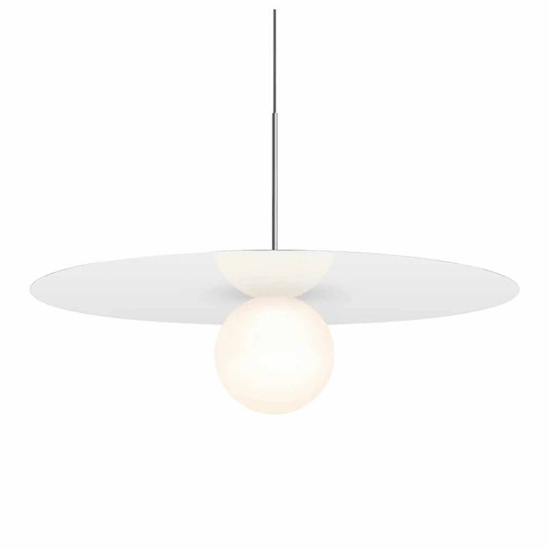 Bola Disc 32 Hängeleuchte, Farbe white von Pablo Design