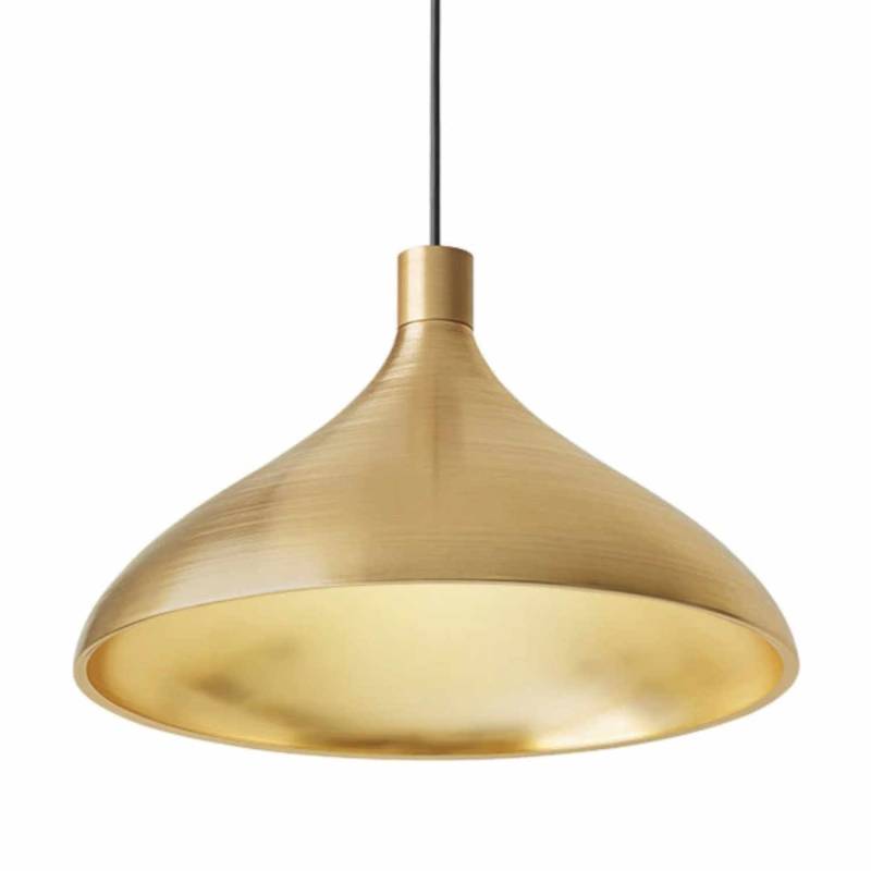 Swell Single Wide Hängeleuchte, Farbe brass/brass von Pablo Design