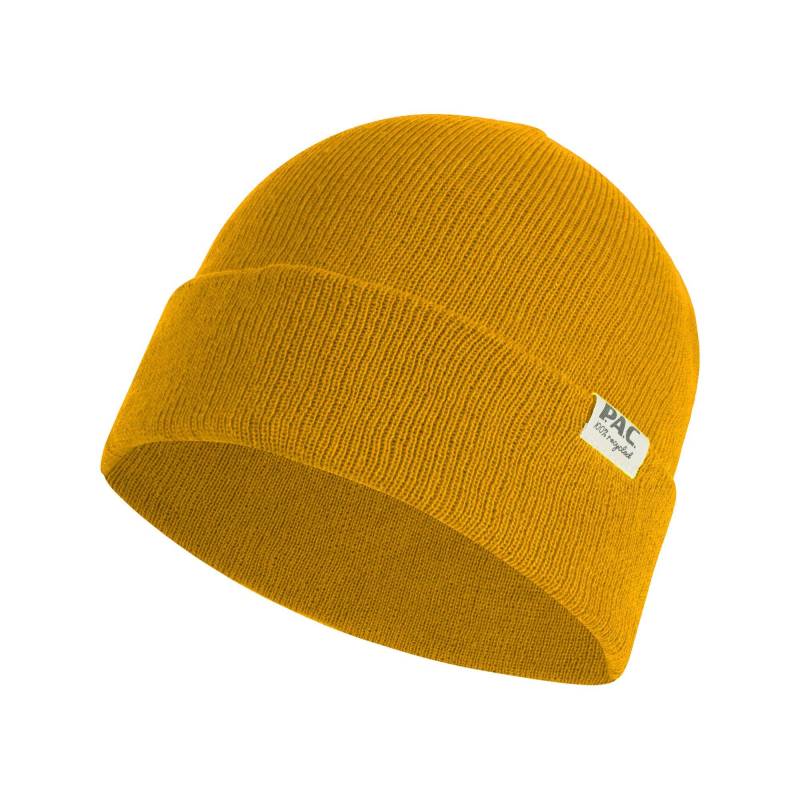 PAC Beanie Herren Senfgelb ONE SIZE von Pac