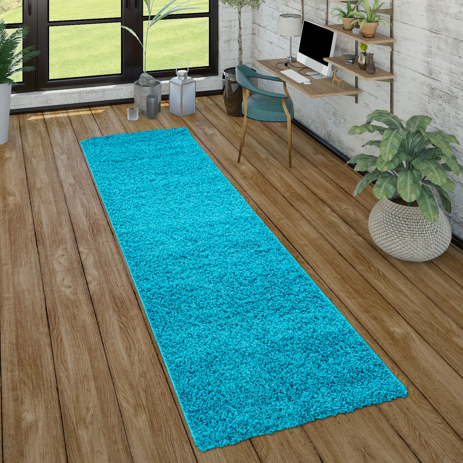 Paco Home Hochflor-Teppich »Sky 250«, rechteckig, 34 mm Höhe, gewebt, Uni-Farben, intensive Farbbrillanz, auch als Läufer erhältlich Paco Home Hochflor-Teppich »Sky 250«, rechteckig, 34 mm Höhe, gewebt, Uni-Farben, intensive Farbbrillanz, auch als Läufer erhältlich von PACO HOME