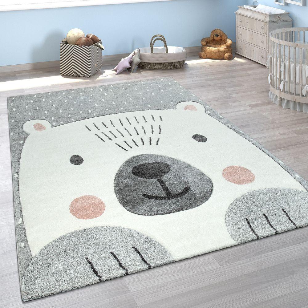 Kinder Teppich 3d Design Bären Motiv Unisex  140X200CM von Paco Home