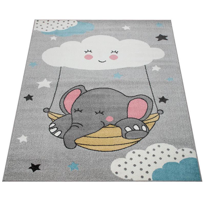 Paco Home - Kinder Teppich Kinderzimmer Elefant Wolke, 160X220CM von Paco Home