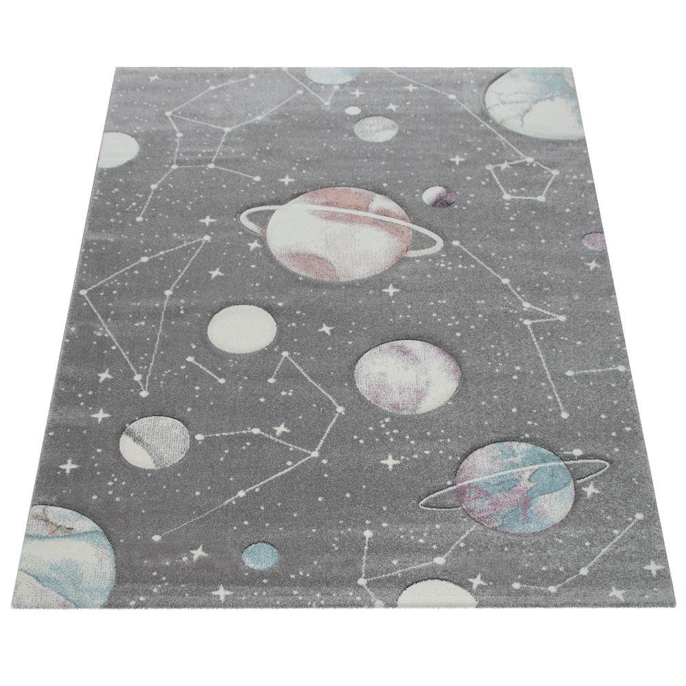 Paco Home - Kinder Teppich Kinderzimmer Planeten Sterne, 160X230CM von Paco Home