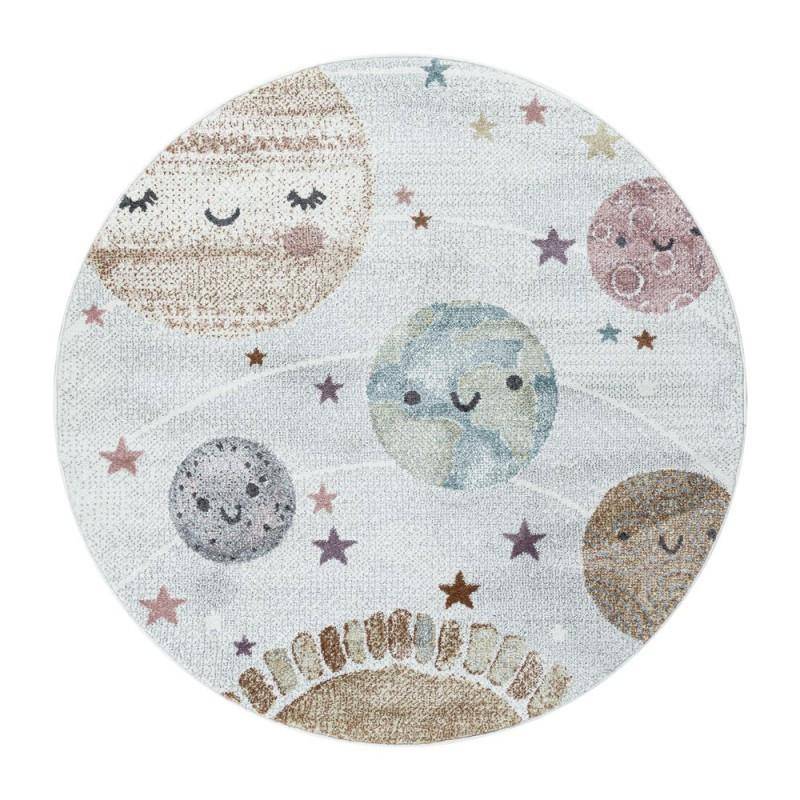 Kinderteppich Planet Weltall Sonne Mond Unisex  120X170CM von Paco Home