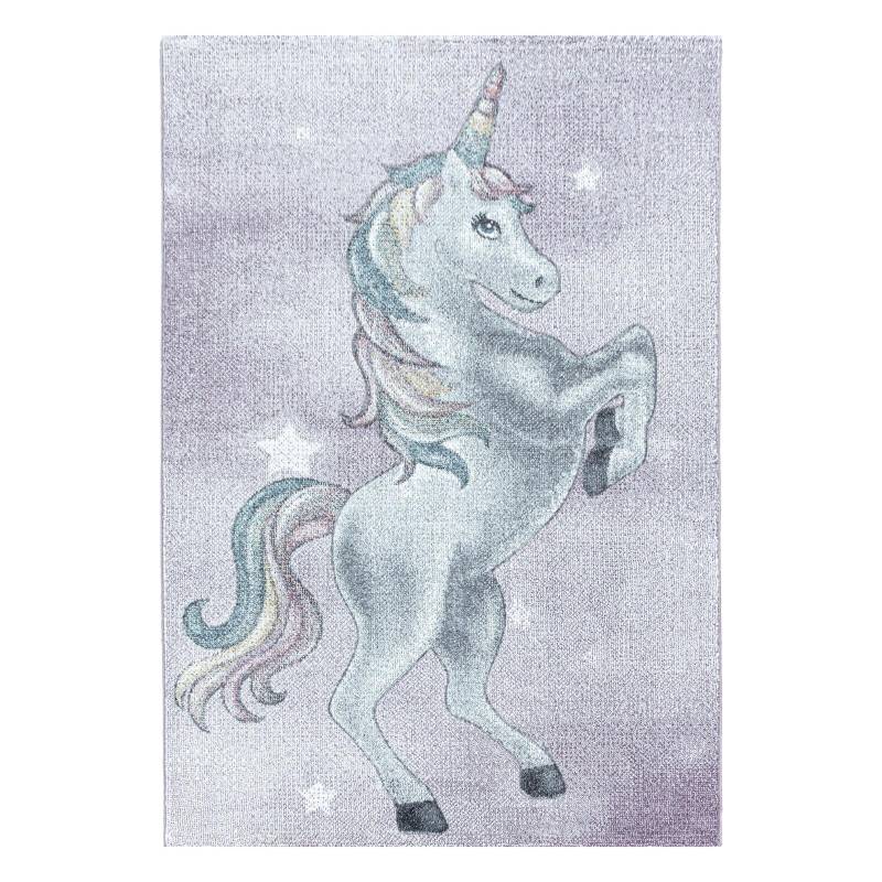 Kinderteppich Spielteppich Einhorn Unisex  140x200 cm von Paco Home