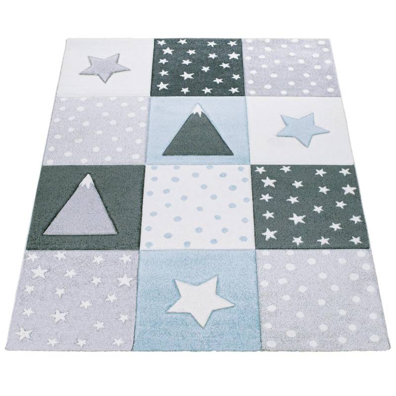 Kinderteppich Sterne Punkte Berge Motiv Unisex  160X230CM von Paco Home