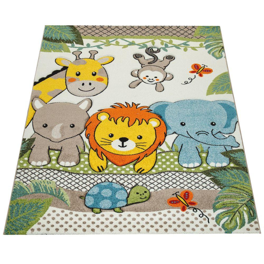 Paco Home - Kurzflor Kinderteppich Dschungeltiere, 120X170CM von Paco Home