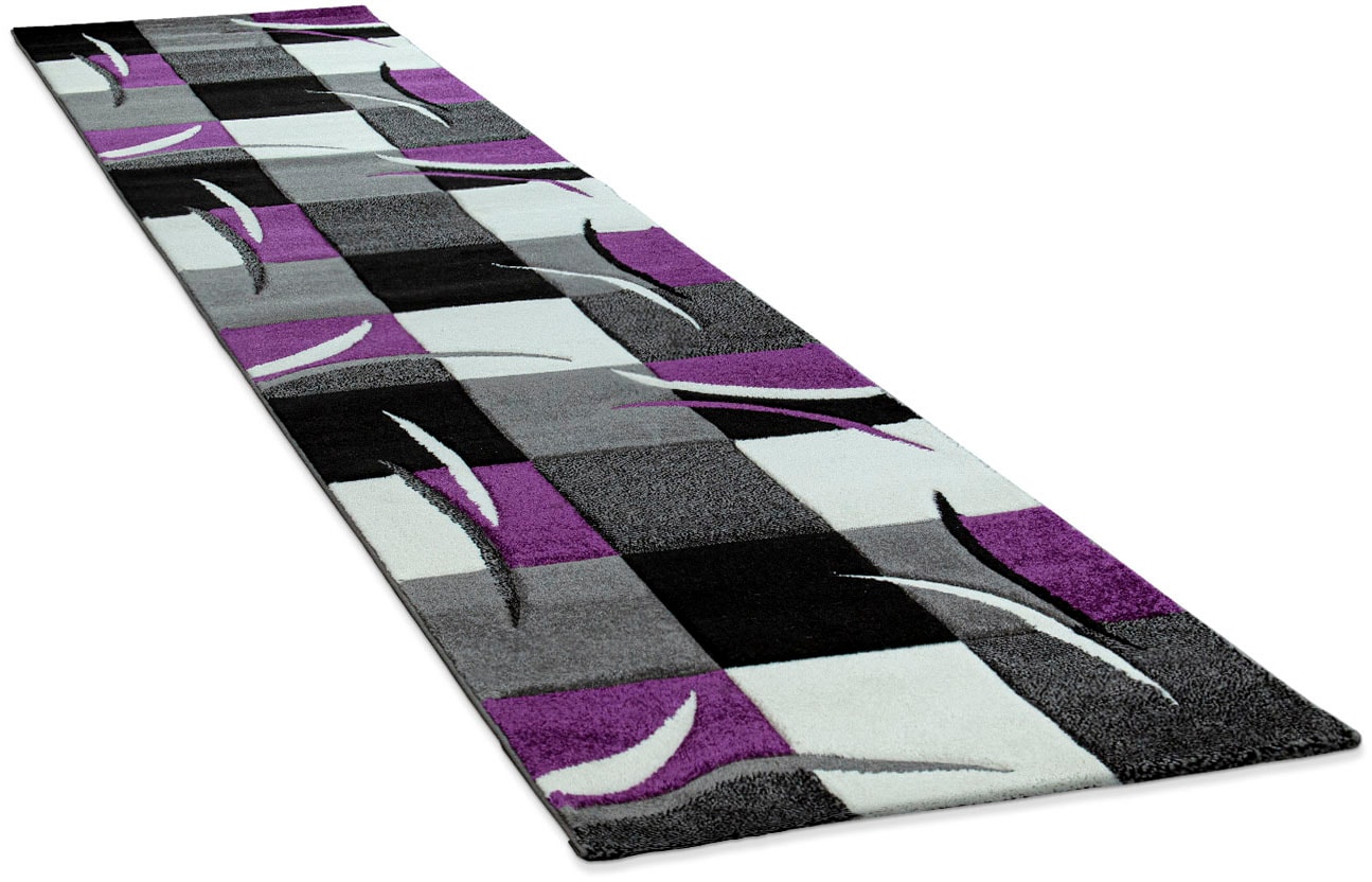 Paco Home Teppich »Diamond 665«, rechteckig, 17 mm Höhe, Karo Muster, 3D-Design, auch als Läufer, Wohnzimmer, Schlafzimmer Paco Home Teppich »Diamond 665«, rechteckig, 17 mm Höhe, Karo Muster, 3D-Design, auch als Läufer, Wohnzimmer, Schlafzimmer von PACO HOME