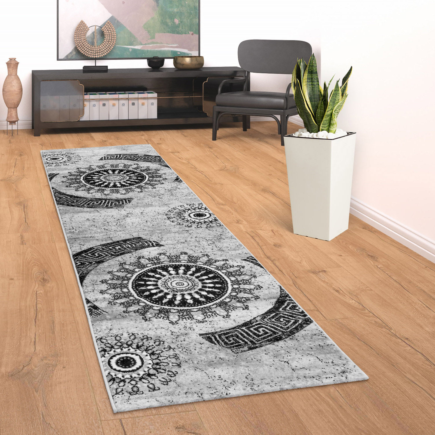 Paco Home Läufer »Tibesti 447«, rechteckig, 15 mm Höhe, Kurzflor Teppichläufer, gewebt, Ornamente in dezenten Farbtönen Paco Home Läufer »Tibesti 447«, rechteckig, 15 mm Höhe, Kurzflor Teppichläufer, gewebt, Ornamente in dezenten Farbtönen von PACO HOME