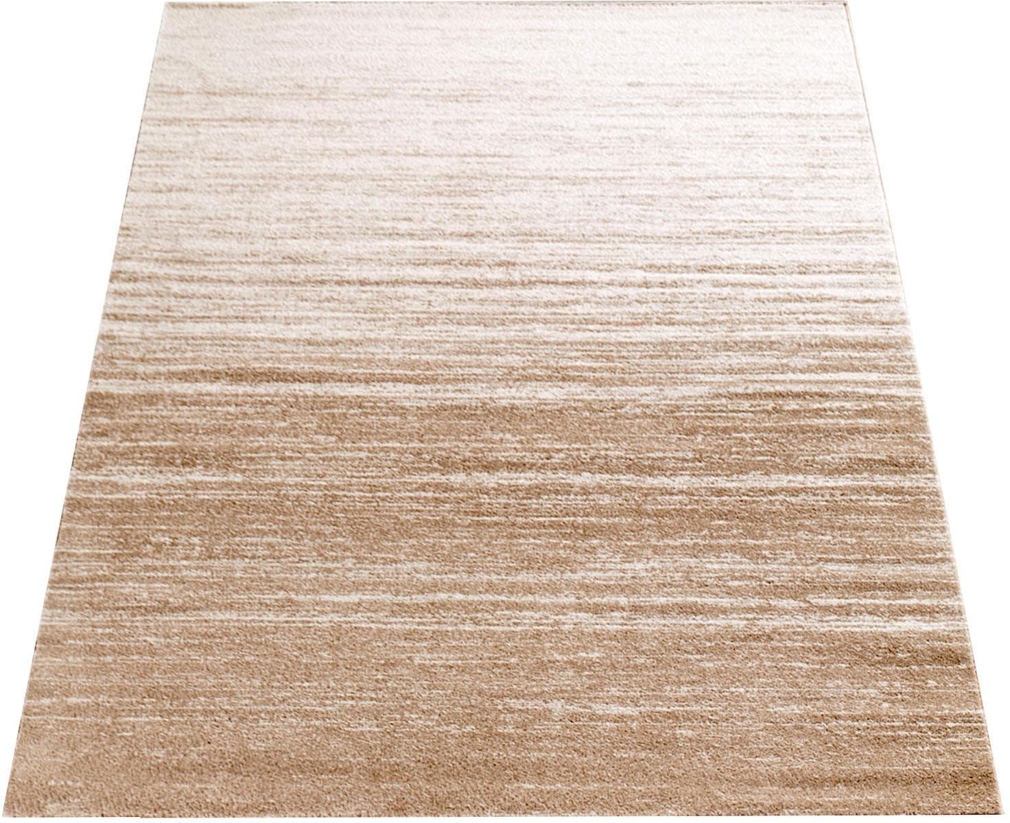Paco Home Teppich »Mondial 111«, rechteckig, 13 mm Höhe, Kurzflor, dezentes Streifen Design, ideal im Wohnzimmer & Schlafzimmer Paco Home Teppich »Mondial 111«, rechteckig, 13 mm Höhe, Kurzflor, dezentes Streifen Design, ideal im Wohnzimmer & Schlafzimmer von PACO HOME