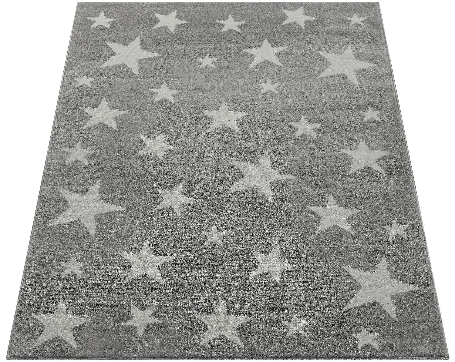 Paco Home Kinderteppich »Capri 315«, rechteckig, 9 mm Höhe, Kurzflor, Motiv Sterne, Pastell-Farben, Kinderzimmer Paco Home Kinderteppich »Capri 315«, rechteckig, 9 mm Höhe, Kurzflor, Motiv Sterne, Pastell-Farben, Kinderzimmer von PACO HOME