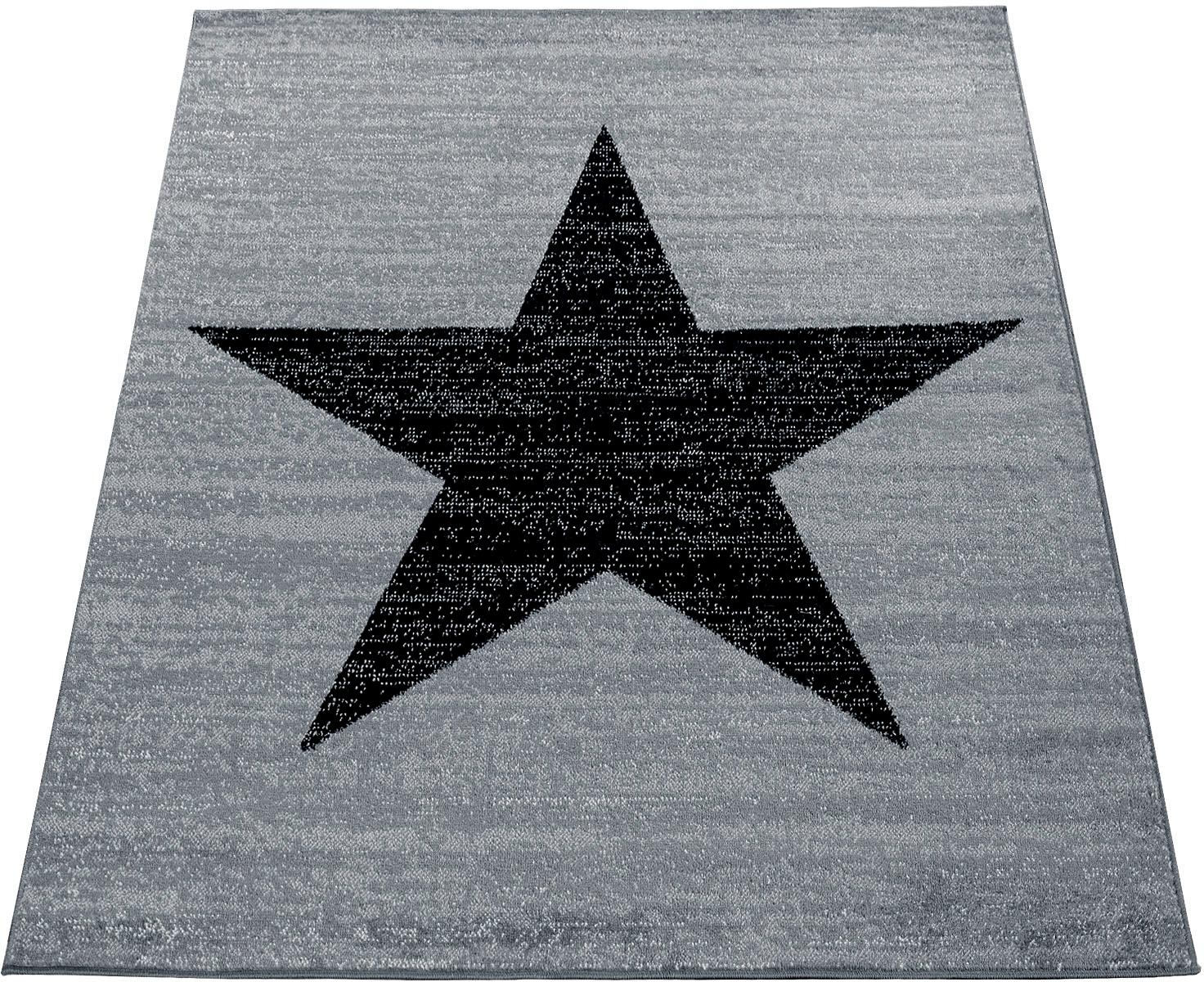 Paco Home Teppich »Fiesta 116«, rechteckig, 12 mm Höhe, Kurzflor, Motiv Stern, ideal im Wohnzimmer & Schlafzimmer Paco Home Teppich »Fiesta 116«, rechteckig, 12 mm Höhe, Kurzflor, Motiv Stern, ideal im Wohnzimmer & Schlafzimmer von PACO HOME