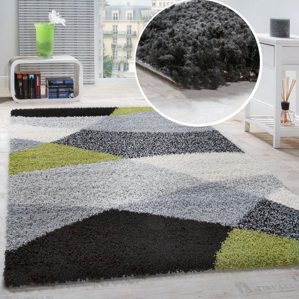 Paco Home Hochflor-Teppich »Mango 308«, rechteckig, 34 mm Höhe, weicher Shaggy, modernes Design, ideal im Wohnzimmer & Schlafzimmer Paco Home Hochflor-Teppich »Mango 308«, rechteckig, 34 mm Höhe, weicher Shaggy, modernes Design, ideal im Wohnzimmer & Schlafzimmer von PACO HOME