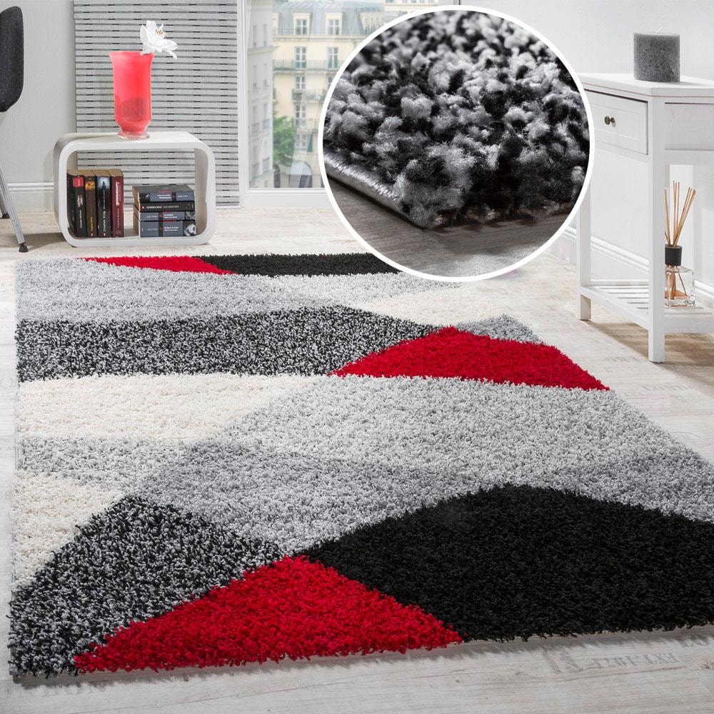 Paco Home Hochflor-Teppich »Mango 308«, rechteckig, 34 mm Höhe, weicher Shaggy, modernes Design, ideal im Wohnzimmer & Schlafzimmer Paco Home Hochflor-Teppich »Mango 308«, rechteckig, 34 mm Höhe, weicher Shaggy, modernes Design, ideal im Wohnzimmer & Schlafzimmer von PACO HOME