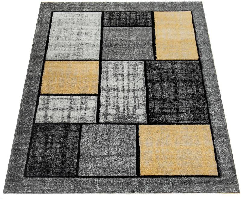 Paco Home Teppich »Pattern 125«, rechteckig, Kurzflor, modernes Patchwork Design von PACO HOME