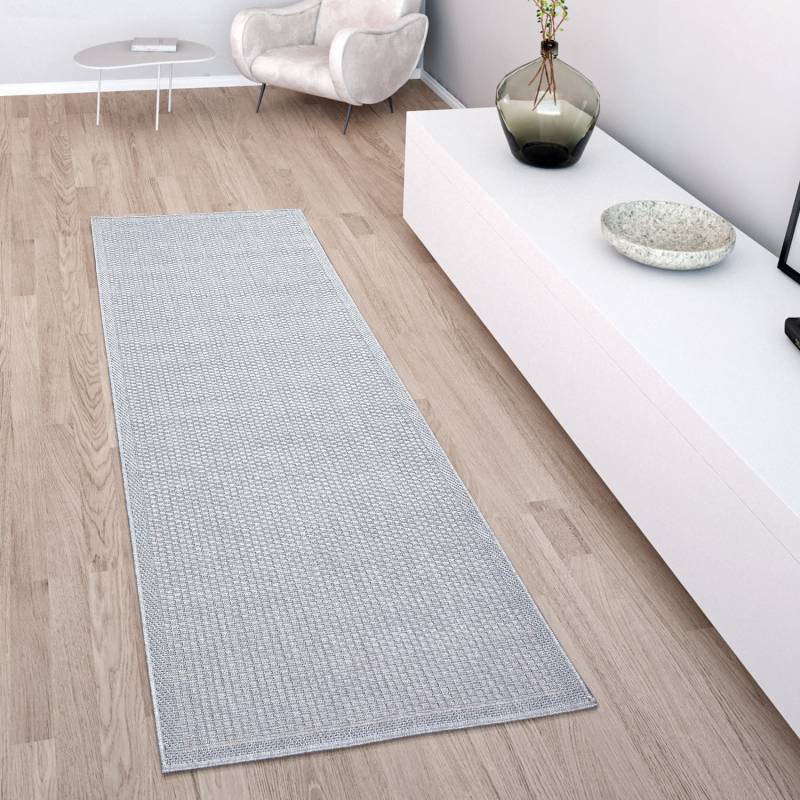 Paco Home Teppich »Timber 125«, rechteckig, 7 mm Höhe, In- und Outdoor geeignet, Wohnzimmer von PACO HOME