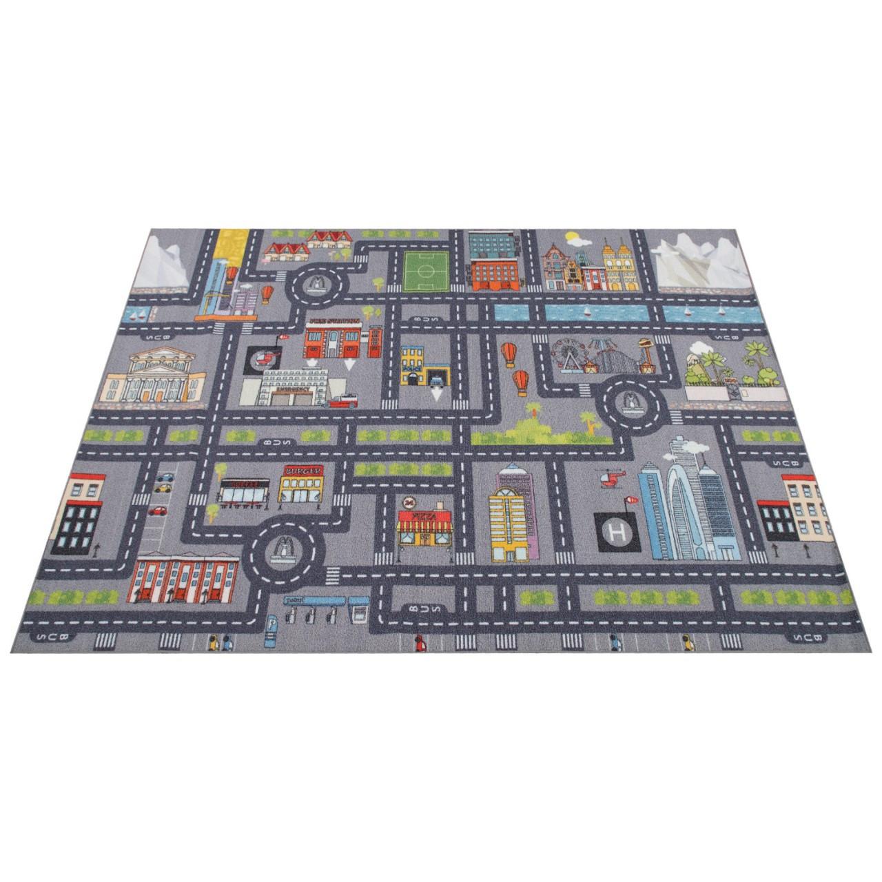 Teppich Kinderzimmer Spielteppich Straßen Motiv Unisex  240X340CM von Paco Home