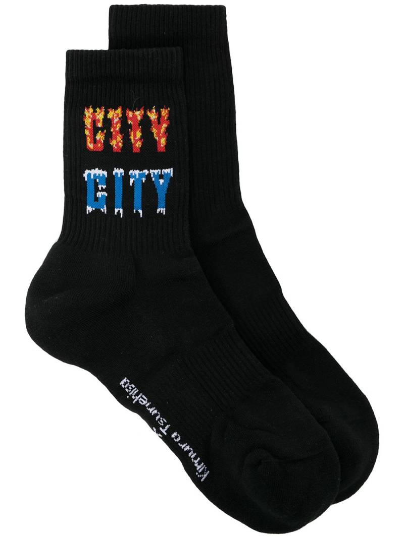 Rabanne City City socks - Black von Rabanne