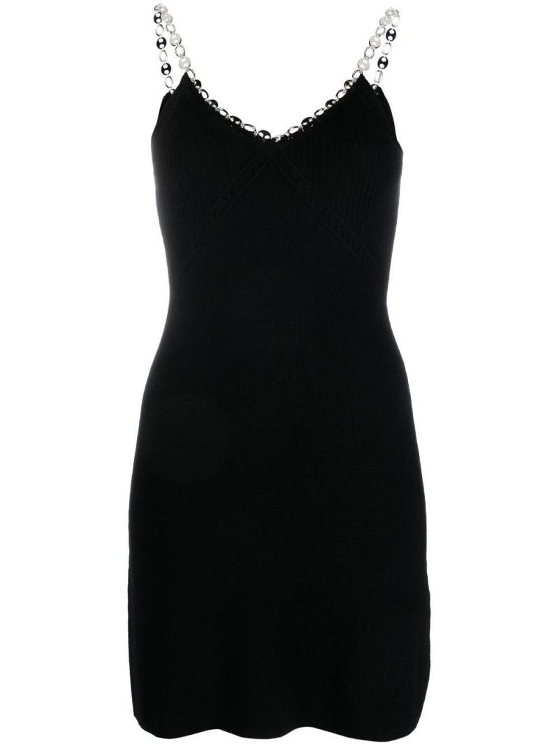 Rabanne chain-straps mini dress - Black von Rabanne