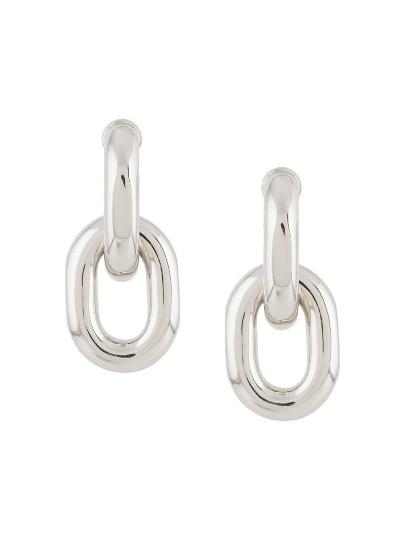 Rabanne chunky drop-chain earrings - Silver von Rabanne