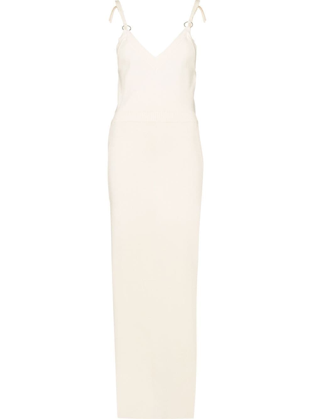 Rabanne cut out-detail maxi dress - Neutrals von Rabanne