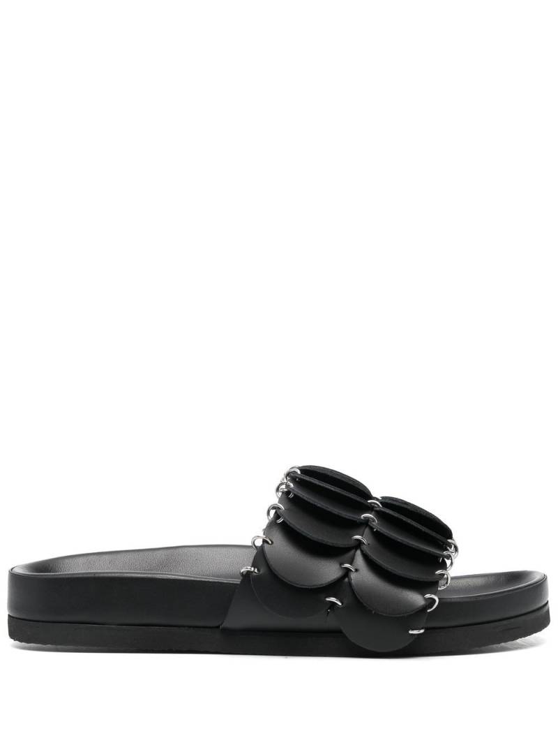 Rabanne disc-detail sandals - Black von Rabanne